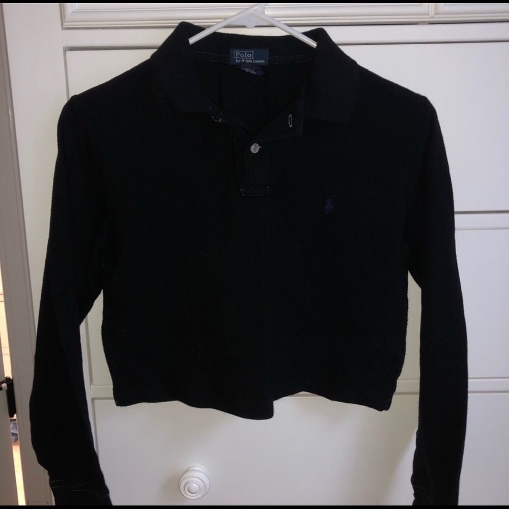 Polo Ralph Lauren Long Sleeve Cropped Shirt